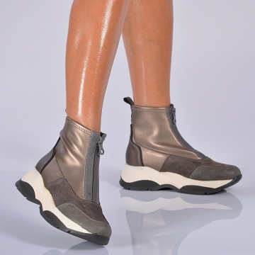 Ghete Dama Iony  Gri- Need 4 Shoes