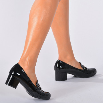 Pantofi Cu Toc Dama Brandy Negri