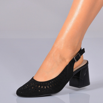 Pantofi Cu Toc Dama Despina Negri- Need 4 Shoes