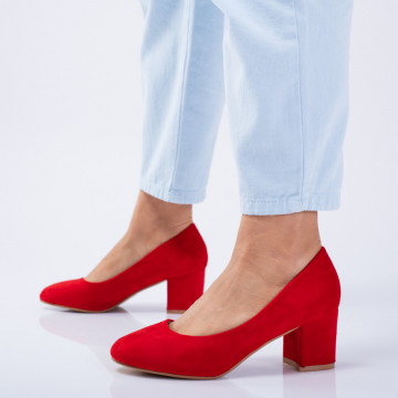 Pantofi Cu Toc Dama Lien Rosii- Need 4 Shoes