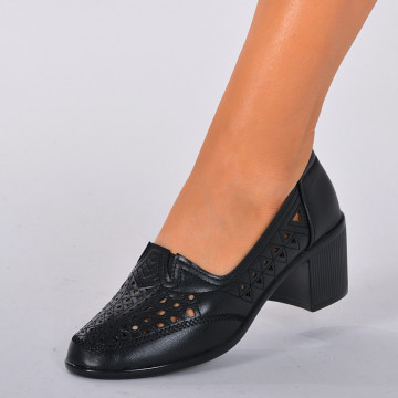 Pantofi Cu Toc Dama Olimpia Negri - Need 4 Shoes