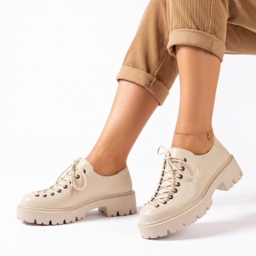 Pantofi Dama Casual Mirana Bej