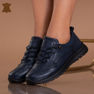 Pantofi Dama Piele Naturala Lesla Navy - Need 4 Shoes