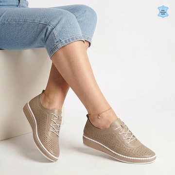 Pantofi Dama Piele Naturala Noemi Nude