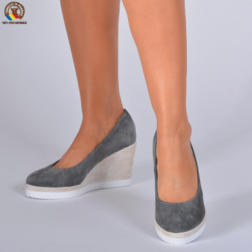 Pantofi Dama Piele Naturala Zelyna 2 Gri