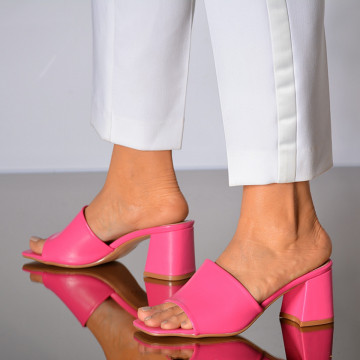 Papuci Cu Toc Anabela Fuchsia- Need 4 Shoes