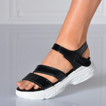 Sandale Cu Platforma Nisryn Negre - Need 4 Shoes