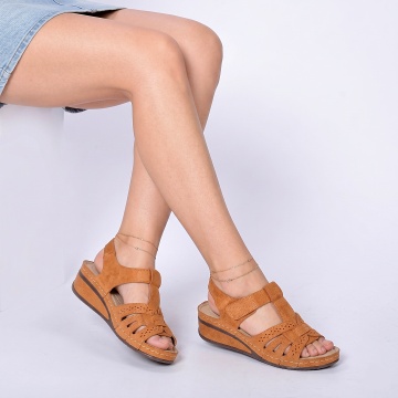 Sandale Dama Cora Camel