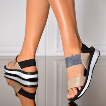 Sandale Dama Doja Bej- Need 4 Shoes