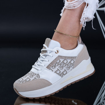 Adidasi Dama Anisia Bej-Need 4 Shoes
