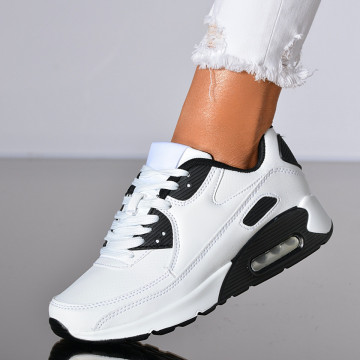 Adidasi Dama Devon Alb/Negru- Need 4 Shoes