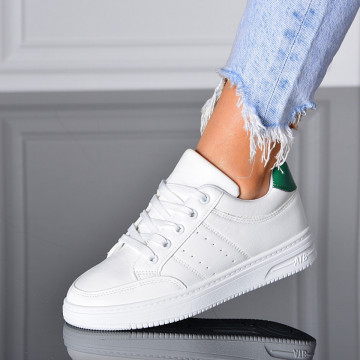 Adidasi Dama Inna Alb/Verde- Need 4 Shoes