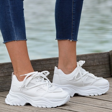 Adidasi Dama Palmer Albi- Need 4 Shoes