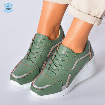 Adidasi Dama Piele Naturala Debby Verzi- Need 4 Shoes