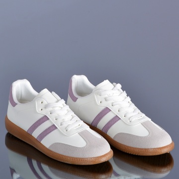 Adidasi Dama Simba Alb/Mov- Need 4 Shoes