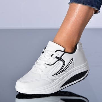 Adidasi Dama  Zena 26 Albi- Need 4 Shoes