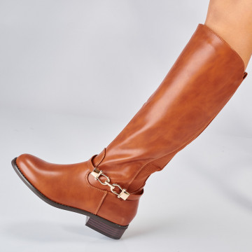 Cizme Dama Imblanite Simone Camel - Need 4 Shoes