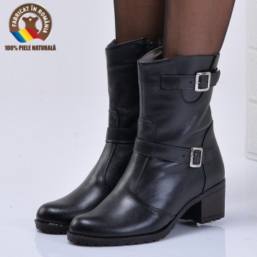 Cizme Dama Piele Naturala Naty 2 Negre - Need 4 Shoes