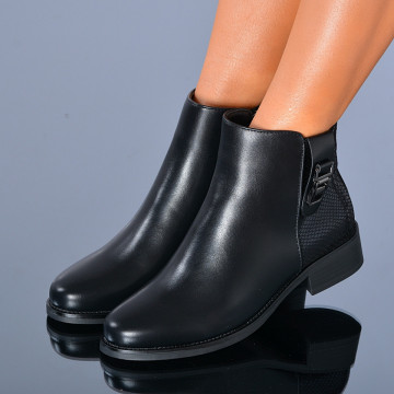 Ghete Dama Imblanite Carissa Negre - Need 4 Shoes