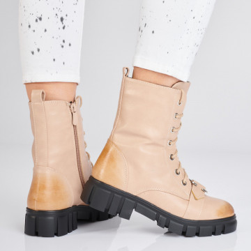 Ghete Dama Imblanite Ludres Bej-Need 4 Shoes
