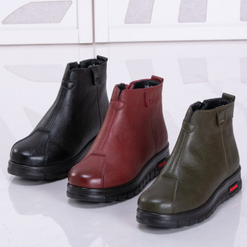 Ghete Dama Imblanite Maroc 7 Bordo - Need 4 Shoes