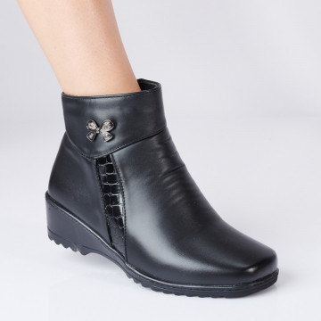 Ghete dama imblanite Noni 17 Negre - Need 4 Shoes