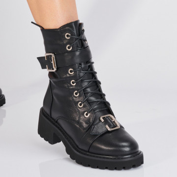 Ghete Dama Imblanite Sugar Negre-Need 4 Shoes