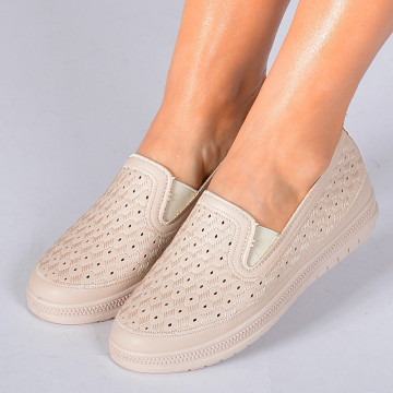 Pantofi Casual Dama Aniela 5 Bej- Need 4 Shoes