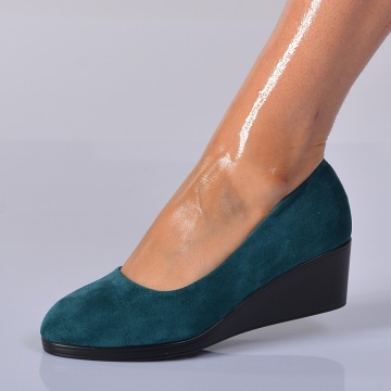 Pantofi Cu Platforma Tatiana Verzi- Need 4 Shoes