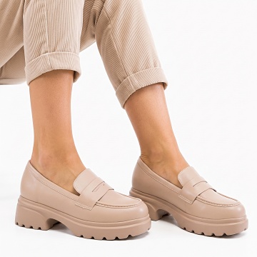 Pantofi Dama Casual Minerva Beige 2
