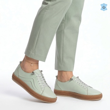 Pantofi Dama Piele Naturala Alexia Vernil