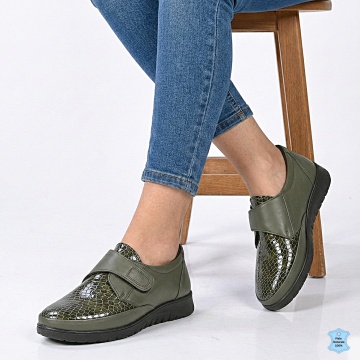Pantofi Dama Piele Naturala Izmir Verde