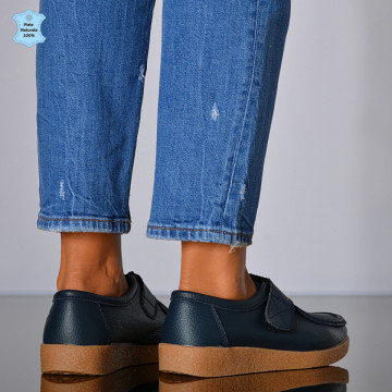 Pantofi Dama Piele Naturala Zora 4 Navy- Need 4 Shoes