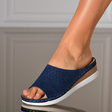 Papuci dama Lima Albastri- Need 4 Shoes