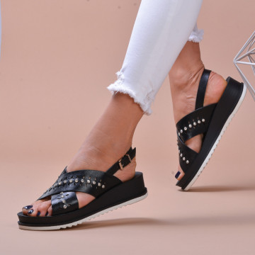 Sandale dama Bake Negre - Need 4 Shoes