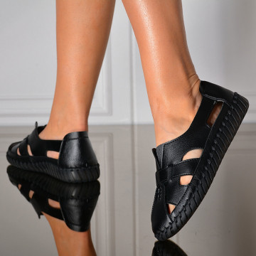 Sandale Dama Eva Negre - Need 4 Shoes