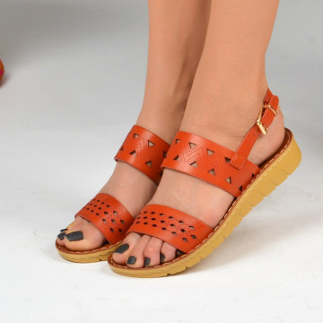 Sandale dama Fia Orange - Need 4 Shoes