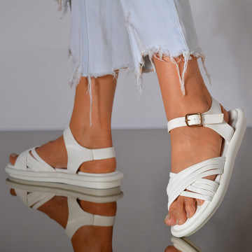 Sandale Dama Nevena Albe- Need 4 Shoes