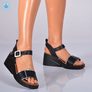 Sandale Piele Naturala Gemma Negre- Need 4 Shoes