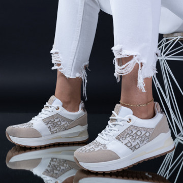 Adidasi Dama Anisia Bej-Need 4 Shoes