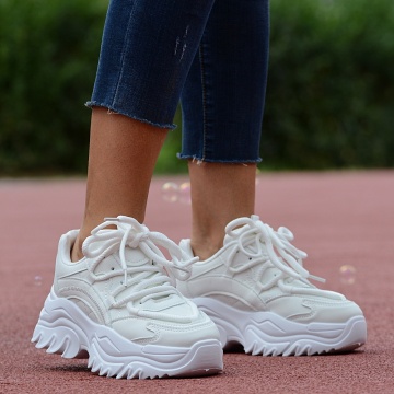 Adidasi Dama Palmer 2 Albi- Need 4 Shoes