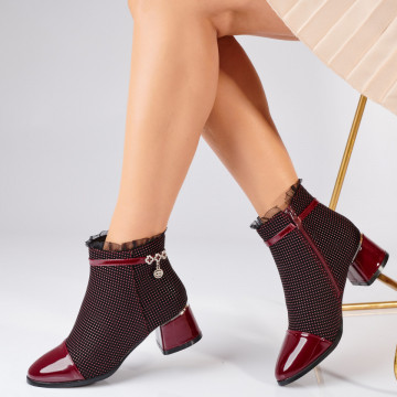 Botine Hazel Bordo-Need 4 Shoes