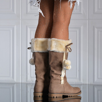 Cizme Dama Imblanite Galya Kaki- Need 4 Shoes
