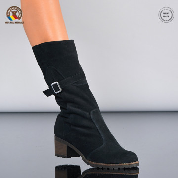 Cizme Dama Piele Naturala Issac 3 Negre - Need 4 Shoes
