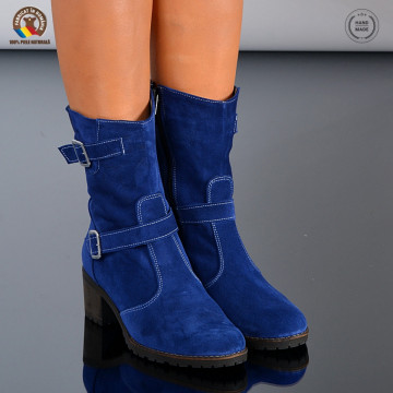 Cizme Dama Piele Naturala Naty Navy- Need 4 Shoes