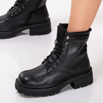 Ghete Dama Imblanite Kadri Negre - Need 4 Shoes