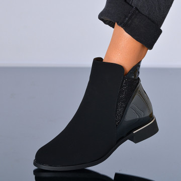 Ghete Dama Imblanite Kunio 2 Negre - Need 4 Shoes