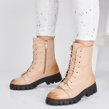 Ghete Dama Imblanite Ludres Bej-Need 4 Shoes