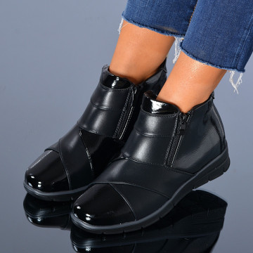 Ghete Dama Imblanite Marvina 3 Negre - Need 4 Shoes