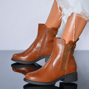 Ghete Dama Imblanite Milena Camel- Need 4 Shoes